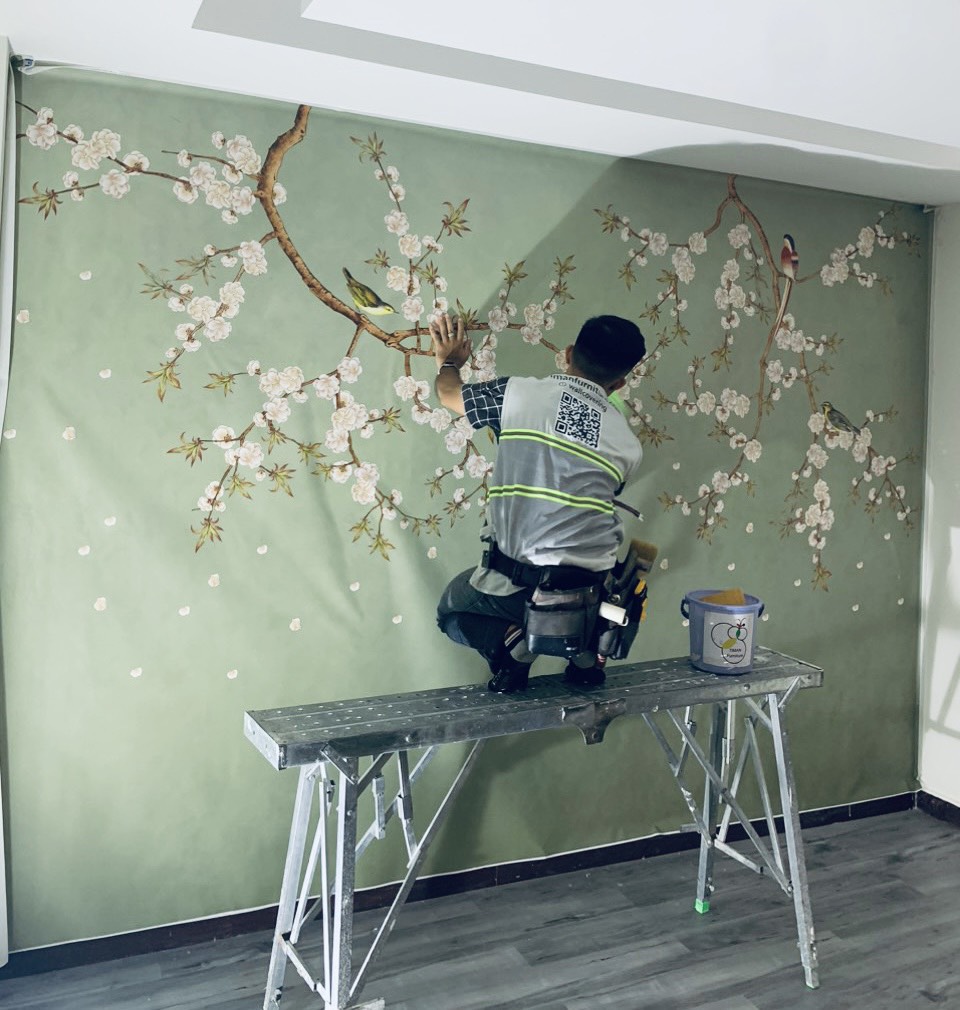 Dự án tranh dán tường 22 Nguyễn Văn Giai P. Dakao Quận 1 TPHCM