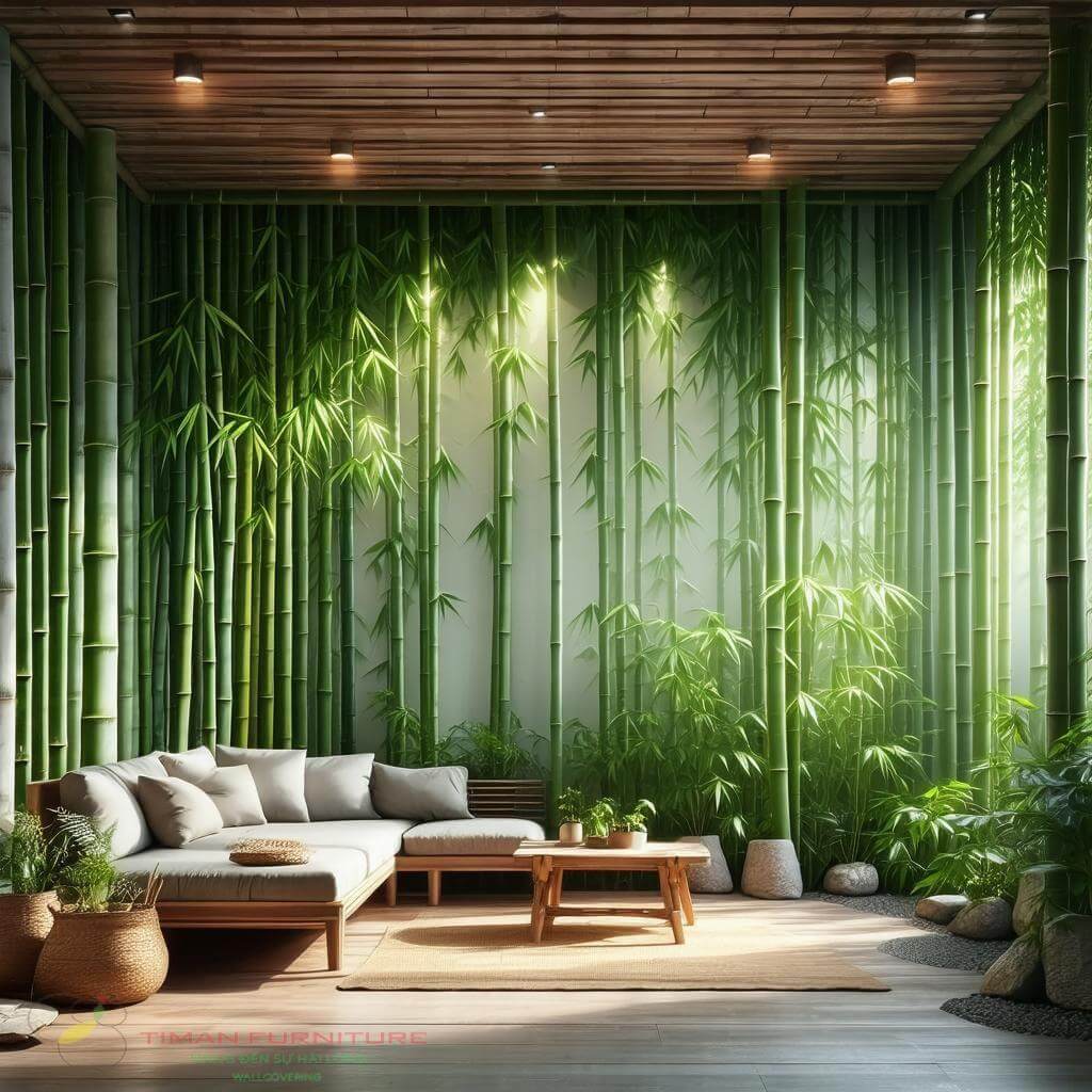 Tổng Hợp Mẫu Tranh Dán Tường Tre Trúc